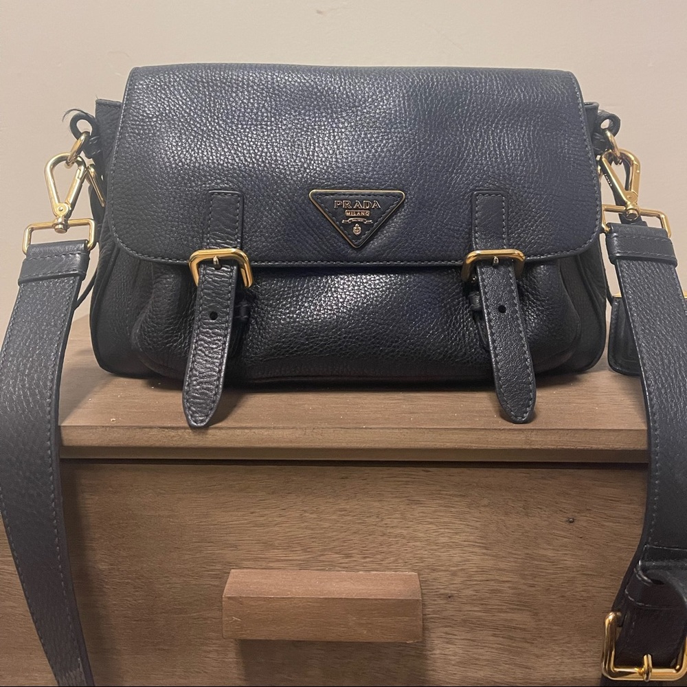 Prada Vitello Daino Messenger Bag